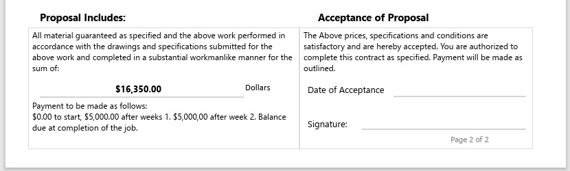 Advanced Mode option on proposal page