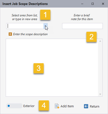 Creating a new Job Scope